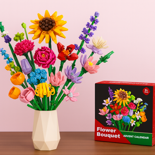 Botanical Bricks Calendar (+Free Flower Vase)