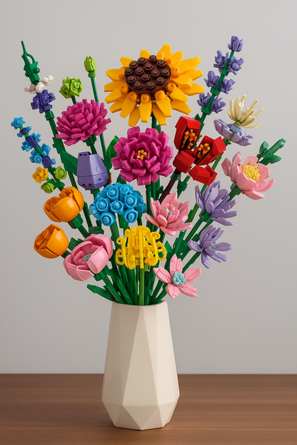 Botanical Brick Vase